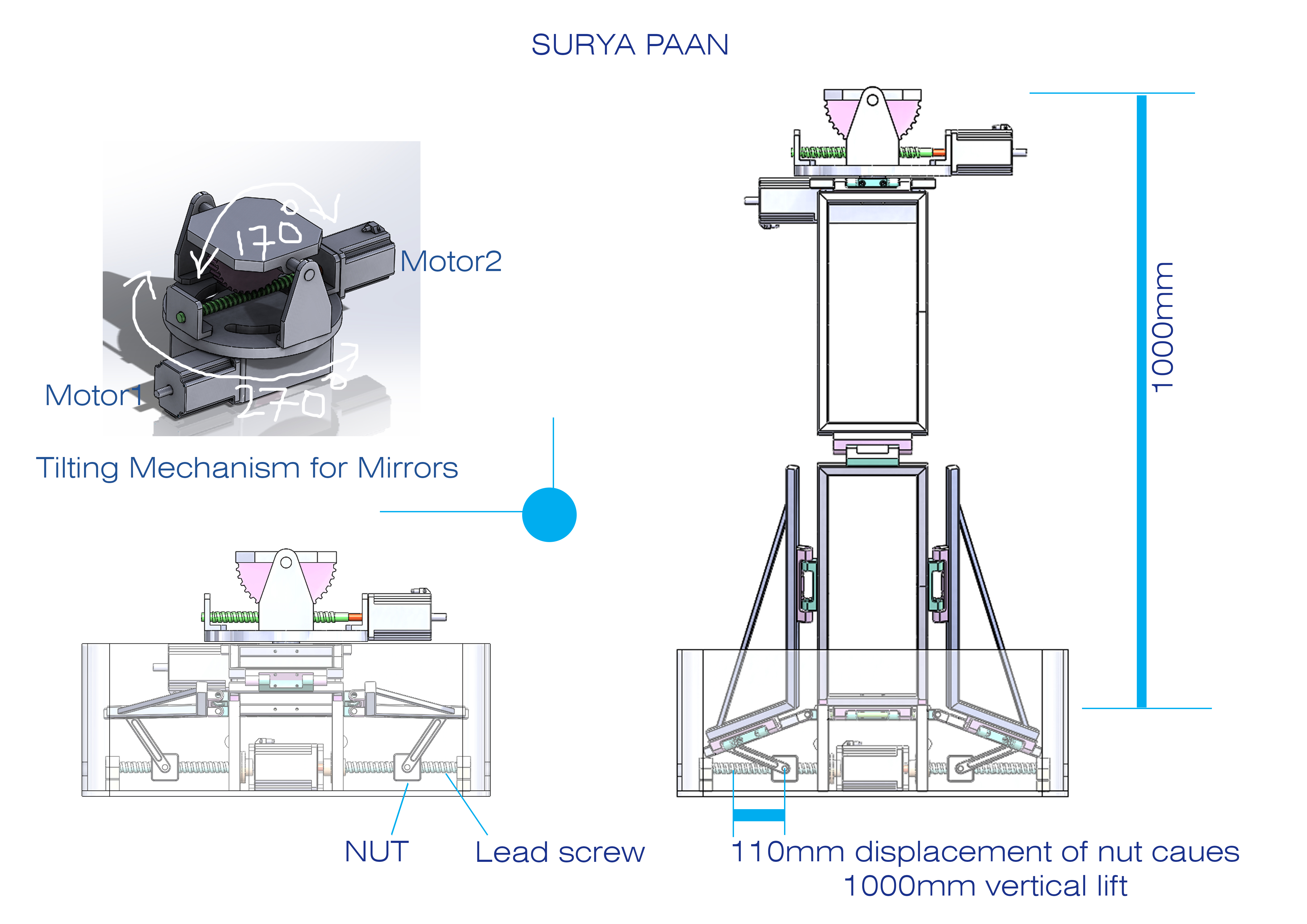 SURYA-PAAN折叠型月球车火星车3D数模图纸 Solidworks设计